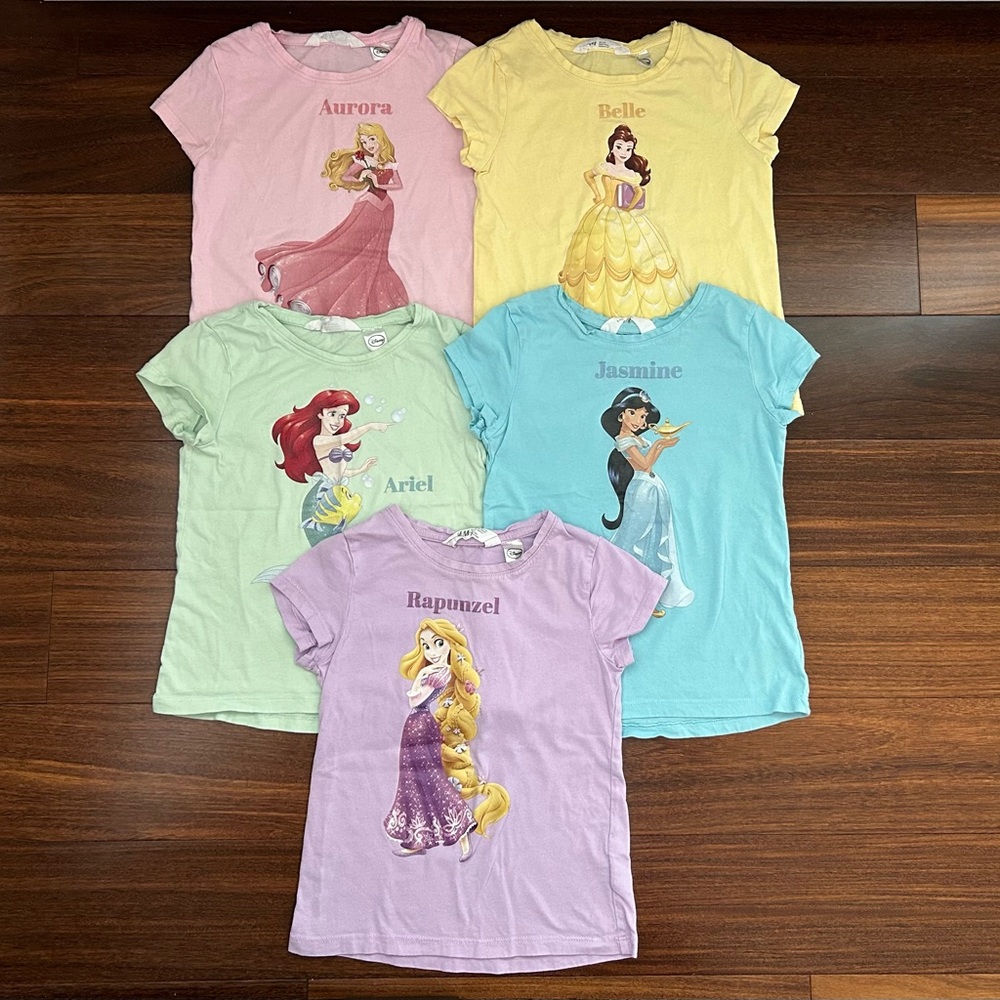 H&M Disney Princess T-Shirt Set
